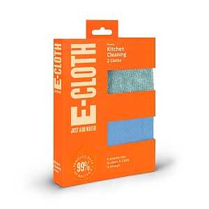 e-cloth 10601 Kitchen Cloth Set, Polyamide/Polyester, Blue/Green