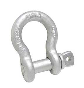 Campbell T9640635 Anchor Shackle, 1000 lb Working Load, Industrial Grade, Carbon Steel, Galvanized