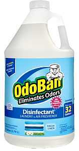 Odoban 911701-G4 Multi-Purpose Concentrate, 1 gal, Liquid, Linen Alcohol, Clear/Pale Yellow
