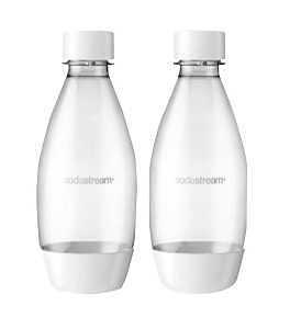 Sodastream 1748261010 Carbonator Bottle, 0.5 L Capacity, Plastic, White