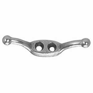 Campbell T7655422 Rope Cleat, 6 in L Dimensions, Nickel