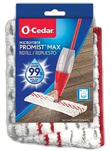 O-Cedar ProMist MAX 173579 Mop Refill, Microfiber, White