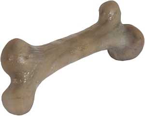 Pet Qwerks BarkBone Natural Instincts 36029 Dog Toy, S, Real Bacon, Chew, Nylon