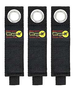 Wrap-It Storage 103-20BX Storage Strap, 2.9 in Dia, 1-1/2 in W, 10 in L, Polypropylene, 50 lb Working Load