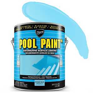 Dyco POOL PAINT DYC3151/1 Swimming Pool Paint, Semi-Gloss, Ocean Blue, 1 gal