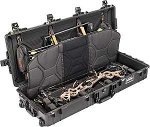 Pelican International 017450-0121-110 Air Bow Case, Polypropylene, Black, Fold Down Handle