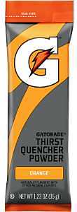 Gatorade 04701 Thirst Quencher Sports Drink Mix, Water, Powder, Orange, 1.23 oz Packet