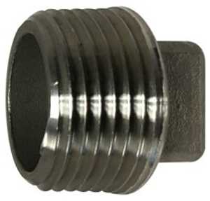 Anderson Metals 62671B Cored Pipe Plug, 1/4 in, Threaded, Square Head, 304 Stainless Steel
