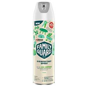 FamilyGuard 00861 Disinfectant, 17.5 oz Aerosol Can, Fresh