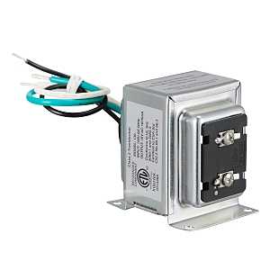Heath Zenith SL-130-03 Doorbell Transformer, 30 VA, 16 VAC Secondary, Locknut, Recessed Mounting