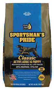 Sportsman's Pride Classic 10321 Dog Food, Adult, Puppy Breed, Dry, 40 lb Bag
