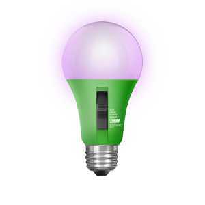 Feit Electric A21/ADJ/GRW/LED/HDRP Adjustable Spectrum Grow Light 0.145 A, 120 VAC, 17 W, LED Lamp