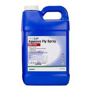 Prozap 1216010 Aqueous Fly Spray, Liquid, Yellow, Pyrethroid, 2.5 gal
