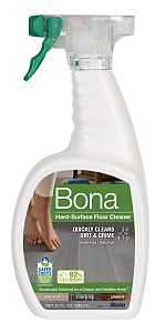 Bona WM700051184 Hard-Surface Floor Cleaner, 32 oz Bottle, Liquid, Green