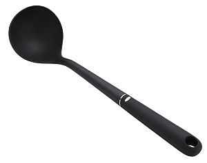 Good Grips 1190800 Non-Stick Ladle, 13 in OAL, Nylon, Black