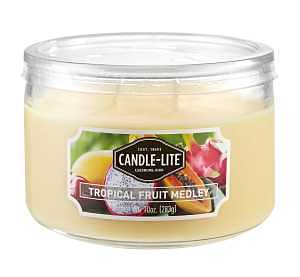 Candle-Lite 1879099 Candle, 10 oz, Tropical Fruit Medley