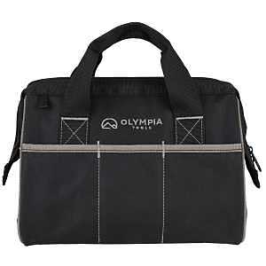Olympia Tools 91-019 Tool Bag, 7.87 in W, 1.18 in D, 12.99 in H, 10-Pocket, Black