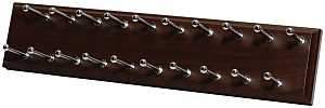 Easy Track RA1200-T Tie Rack, 20-Hook, Truffle