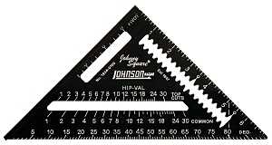Johnson 1904-0700 Rafter Square, Aluminum, 7 in L