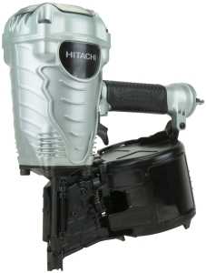 HITACHI NV90AGS Framing Nailer, 200 to 300 Magazine, 16 deg Collation, Wire Collation, 0.09 scfm Air