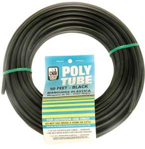 Dial 4296 Cooler Tubing, 50 ft L Dimensions, Polyethylene, Black, For: Evaporative Cooler Purge S...