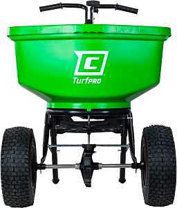 Chapin 8303C Contractor Turf Spreader, 100 lb, Steel Frame, Poly Hopper, Pneumatic Wheel
