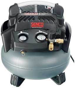 Senco PC1280 Air Compressor, 17 in L x 16.31 in W x 18 in H Dimensions, Tool Only, 6 gal Tank, 1.5 hp, 115 V