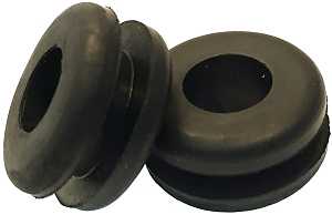 Gardner Bender GHG-1525 Hole Grommet, 1/4 in ID, Vinyl, Black