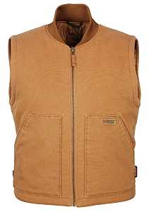 Mobile Warming MJ19M17-3XL Vest, 3XL, Polyester, Khaki, Zip Closure