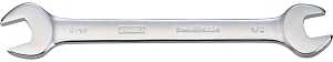 DEWALT DWMT75220OSP Open End Wrench, SAE, 1/2 x 9/16 in Head, 7-3/32 in L, Steel, Polished Chrome