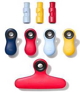 Oxo 13327900 Bag Clip Set, Plastic