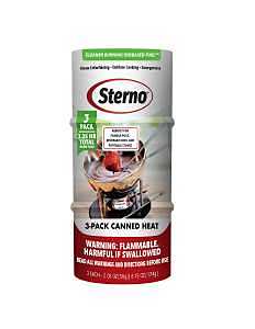 Sterno 20602 Cooking Fuel, 2.05 oz Can, 45 min Burn Time