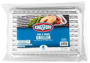 Kingsford 6119994300 Veg and Fish Grill Pan, Aluminum