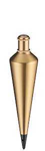Empire 916BR Plumb Bob, 16 oz, Brass, Lacquer