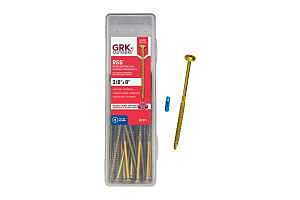 GRK Fasteners RSS 12287 Structural Screw, 3/8 in Thread, 8 in L, Washer Head, Star Drive, Steel, 50 PK