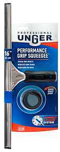 Unger Professional 981020 Window Squeegee, 16 in Blade, Poly Blade
