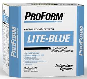 Proform Lite Blue JT0082 Joint Compound, Paste, Gray, 4.5 gal