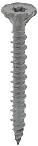 Rock-On 23311 Screw, #9 Thread, High-Low Thread, Flat Head, Star Drive, Type S Point, Steel, Climacoat, 140 PK