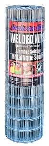 Jackson Wire 10041814 Welded Wire, 25 ft L, 24 in H, 1 x 2 in Mesh, 14 ga Gauge, Galvanized