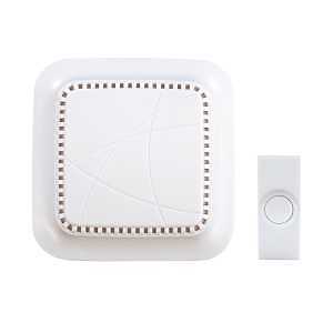 Heath Zenith 18000120 Plug-In Door Chime Kit, Wireless, Ding, Ding-Dong, Westminster Tone, 85 dB