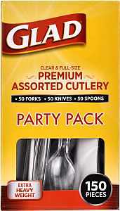 Glad BBP0236 Cutlery, Plastic, Assorted