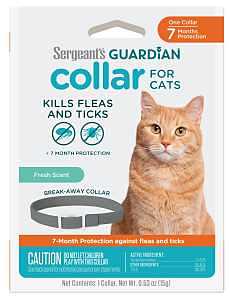 Sergeant's Guardian Pro 129 Flea and Tick Collar, >12 weeks Breed, Lasts up to: 7 months