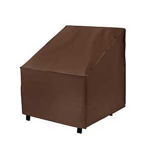 Mr. BAR-B-Q 07831BBGD Oversized Chair Cover, 33 in L, 35 in W, 36 in H, Brown