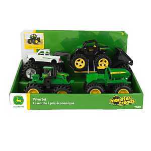 John Deere Toys 45621 Vehicle Set, 5 in L Dimensons, 3 years and Up