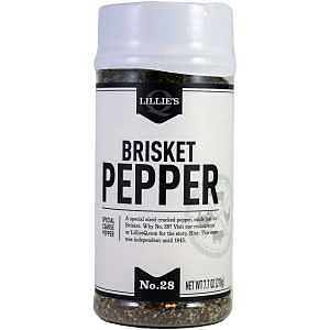 Lillie's Q LQ00121-C Pepper Rub, Black Pepper, 3.6 oz Jar