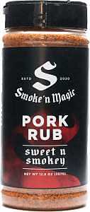 Smoke 'N Magic OW29105 Rub Seasoning, Smokey Pork, 12.6 oz