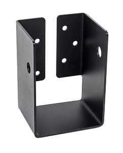 Simpson Strong-Tie APHH APHH46 Joist Hanger, 5-1/8 in H, 3 in D, 3-9/16 in W, 4 x 6 in, Steel, Black, ZMAX
