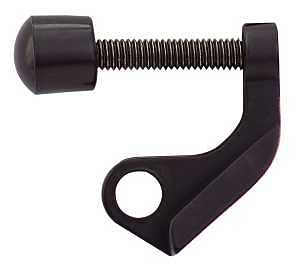 Sure-Loc DS11 FBL Hinge Door Stop, Zinc, Flat Black