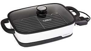 Presto Tuxedo 06854 Skillet Multi-Cooker, 16 in W Cooking Surface, 1500 W, White, Digital Control