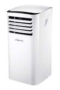 Comfort-Aire PS-101G Portable Air Conditioner, 115 V, 10,000 Btu/hr Cooling, 2-Speed, 55 dBA, White, 9.5 CEER